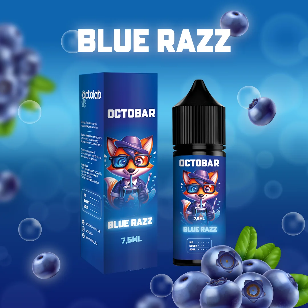 OCTOBAR NFT Blue Razz 15мл