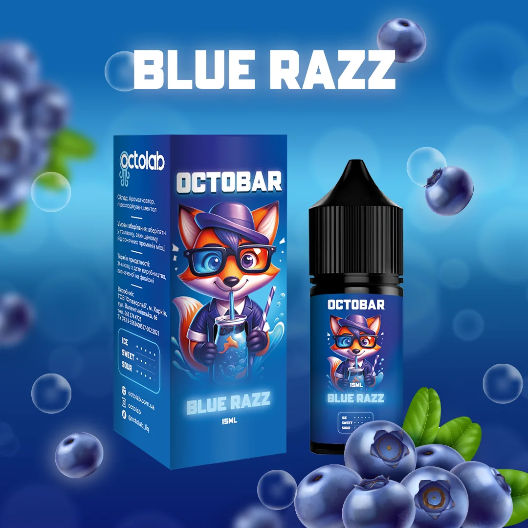 OCTOBAR NFT Blue Razz 30мл