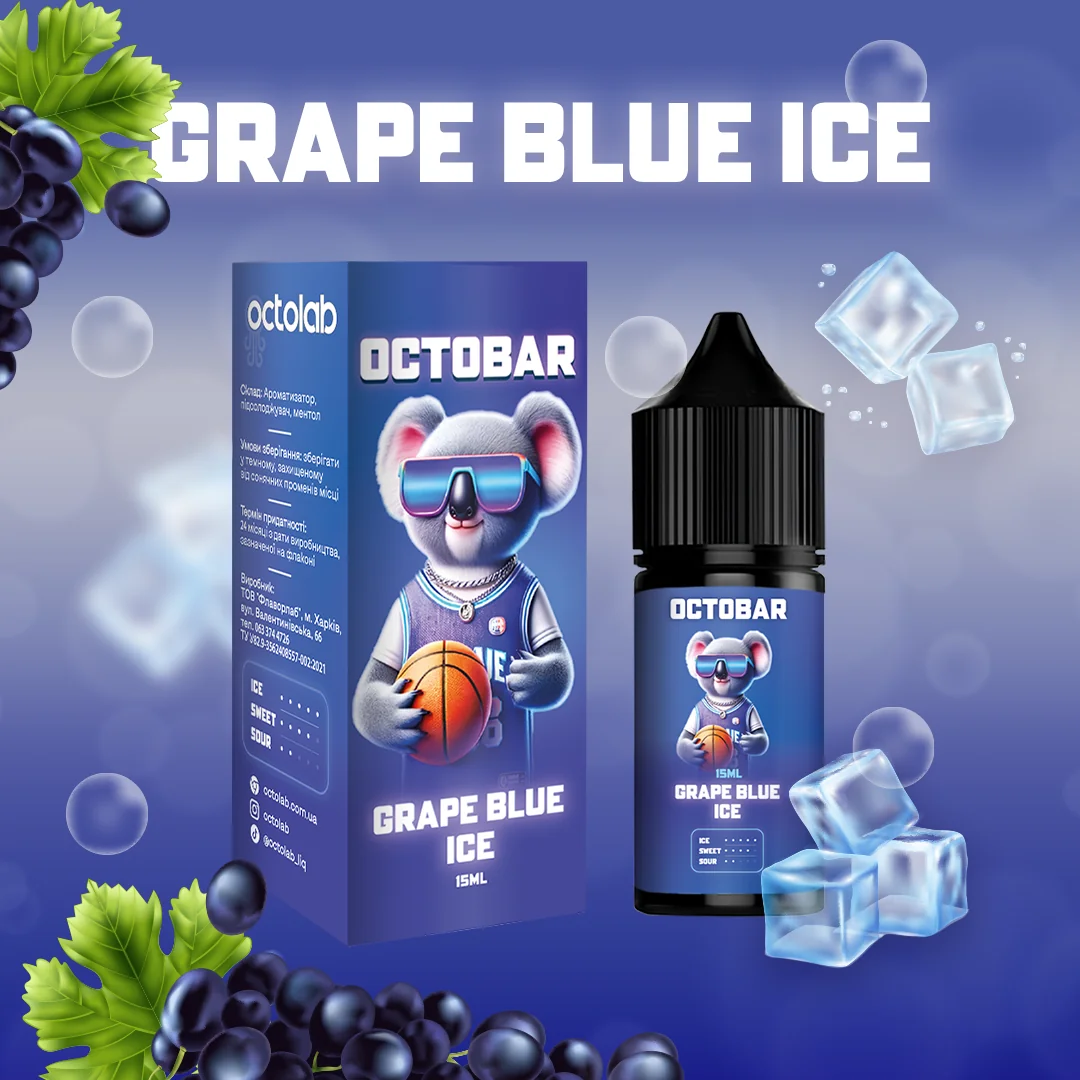 OCTOBAR NFT Grape Blue Ice 30мл