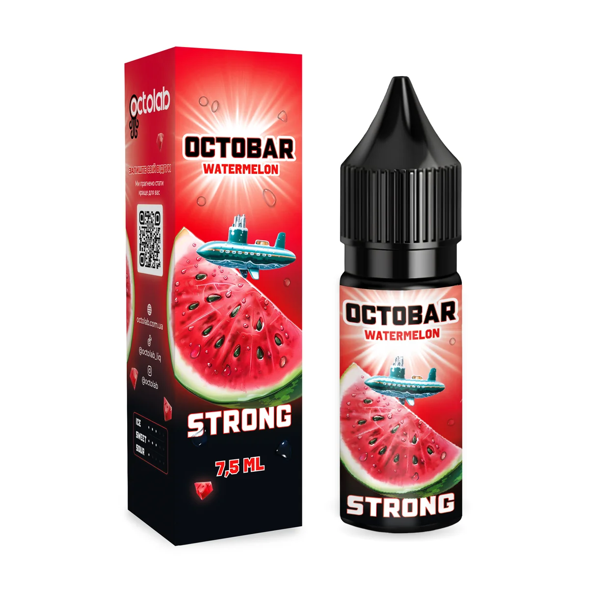 OCTOBAR STRONG Watermelon 15мл