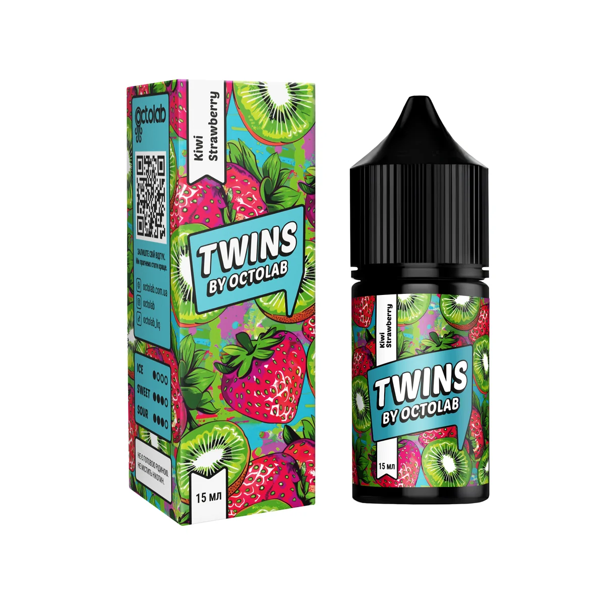 OCTOBAR TWINS Kiwi Strawberry 30мл