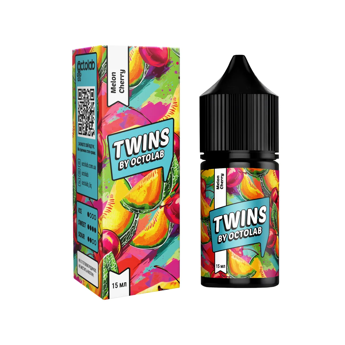 OCTOBAR TWINS Melon Cherry 30мл